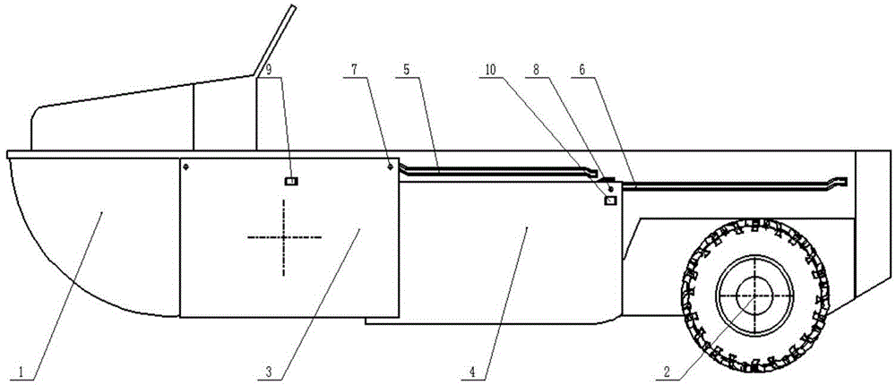 Drag reduction mechanism for wheel type multipurpose vehicle