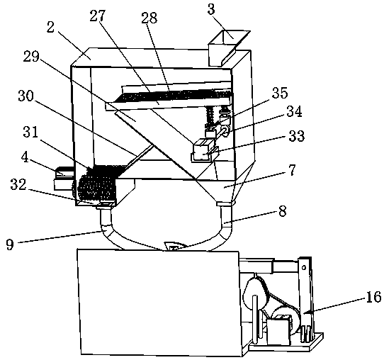 Powder medicine mixing machine based on medicinal plant material sources