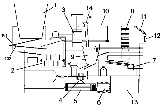 Method for detecting aflatoxin in corn feed stored in farm