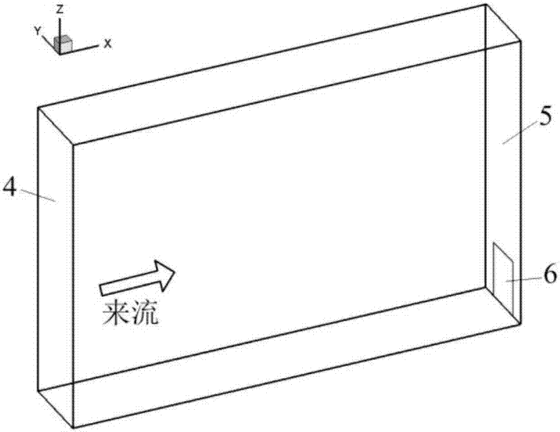 Calculating method for limited area of wind-driven rain amount