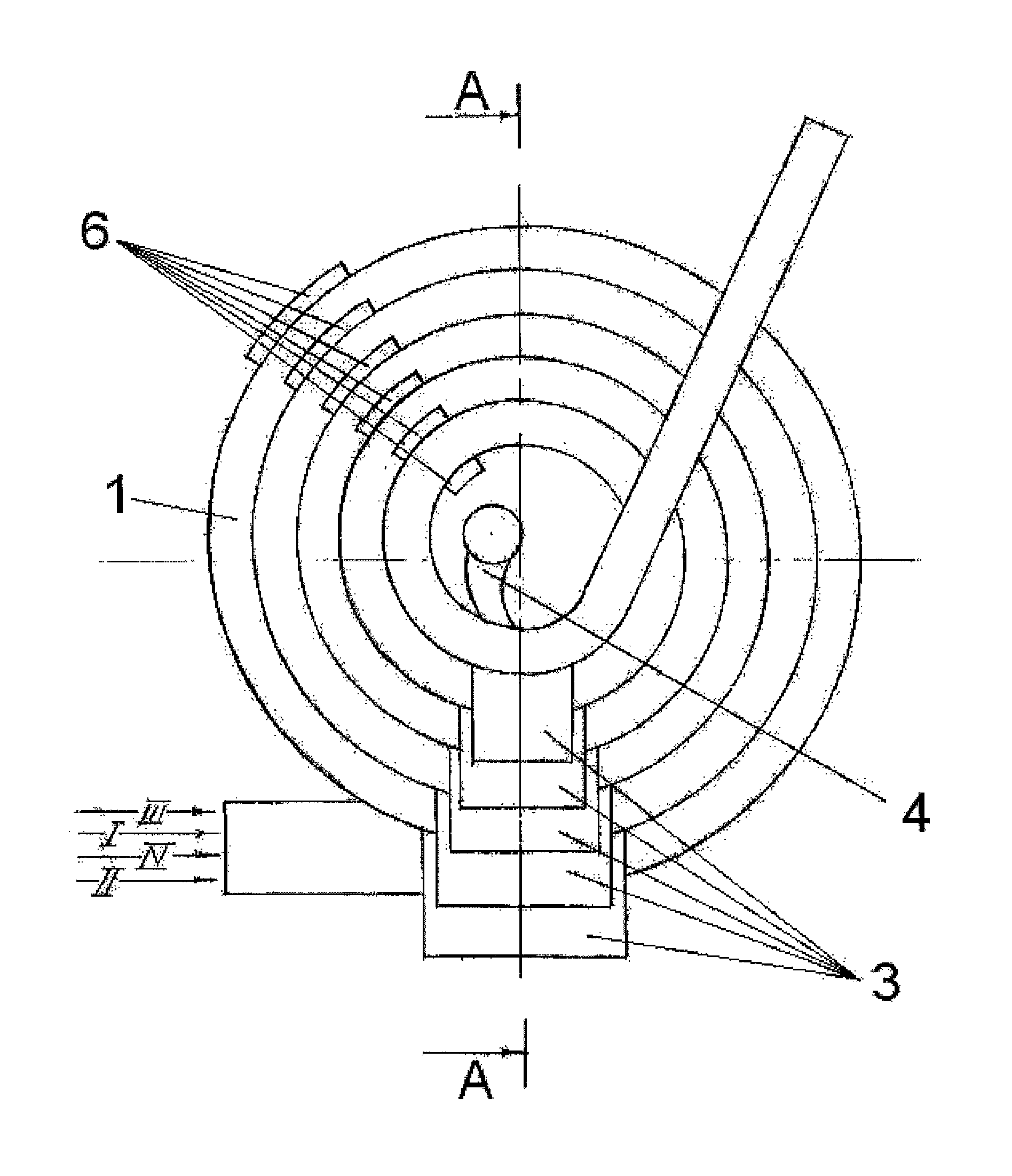 Method and device for purifying fluid media by removal of contaminating multicomponent ingredients