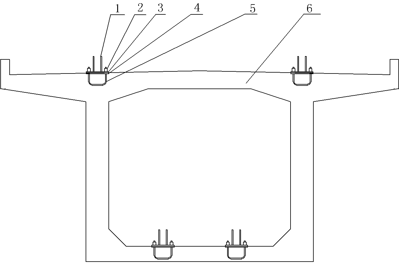 Mobile temporary prestress tension anchor block