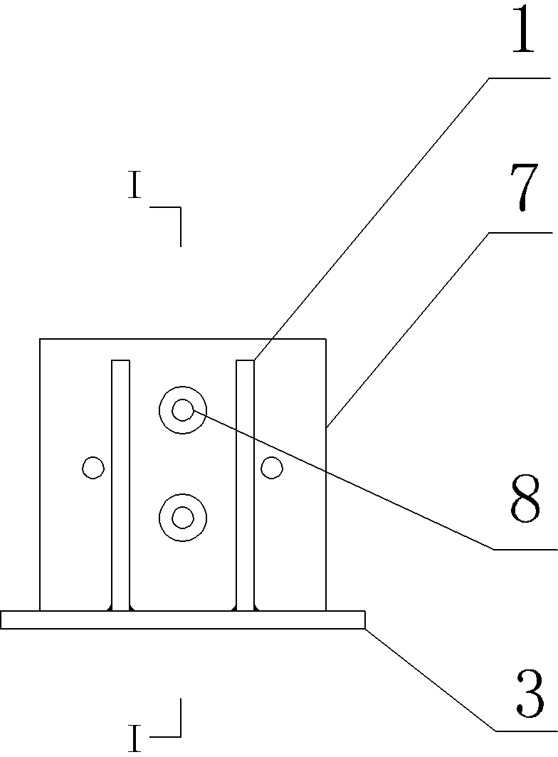 Mobile temporary prestress tension anchor block