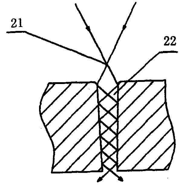 Small-power laser hybrid cutter and using method thereof