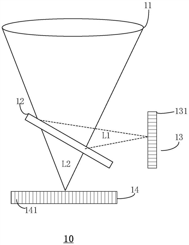 Receiving device, laser radar comprising same and detection method