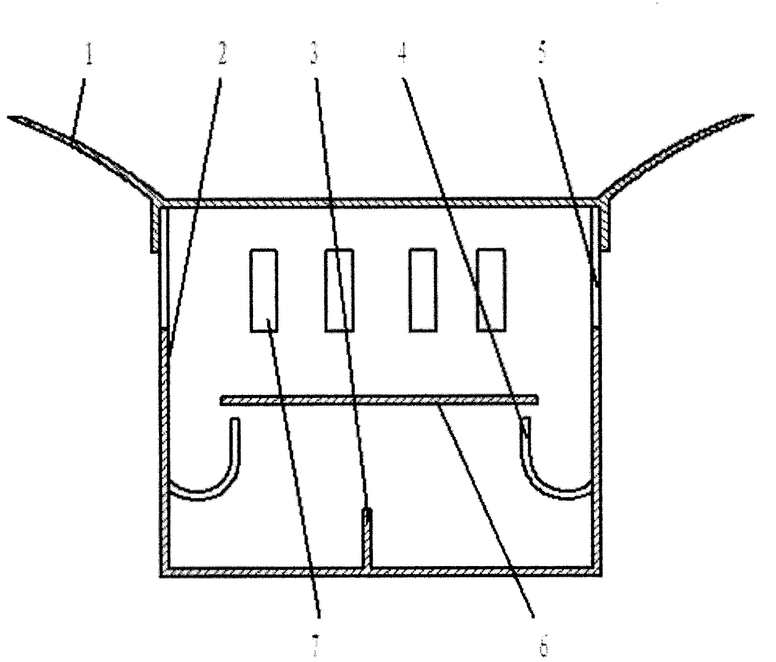 Storage box for power sockets