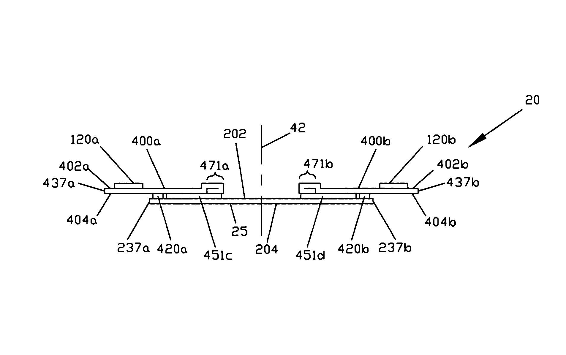 Disposable absorbent article having barrier cuff strips