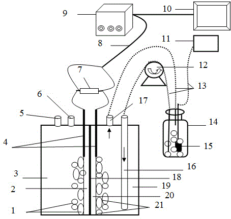 Microbial fuel cell with double chambers for simultaneous phosphorus and nitrogen removal