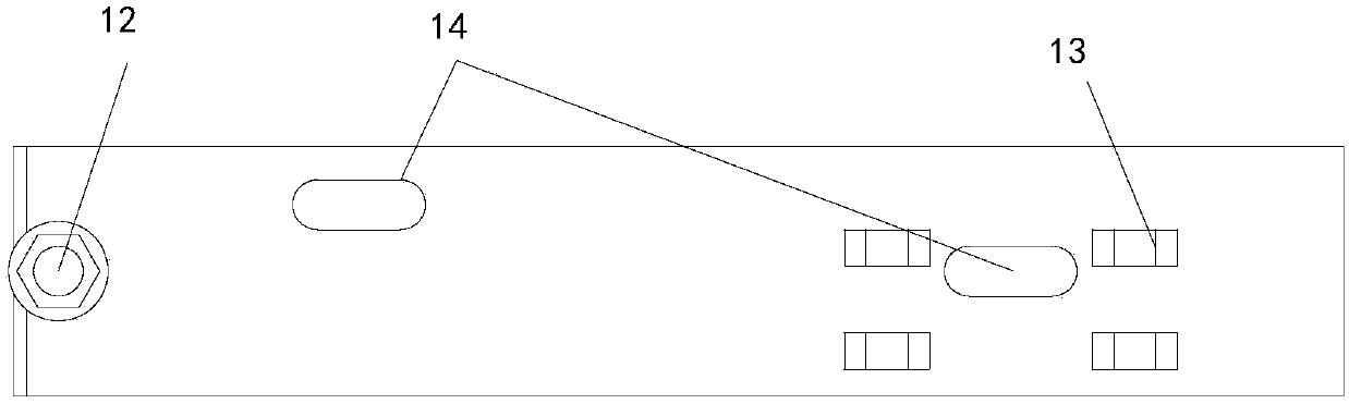 Adjustable form special for floor construction and construction process thereof