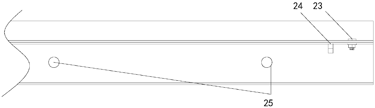 Adjustable form special for floor construction and construction process thereof