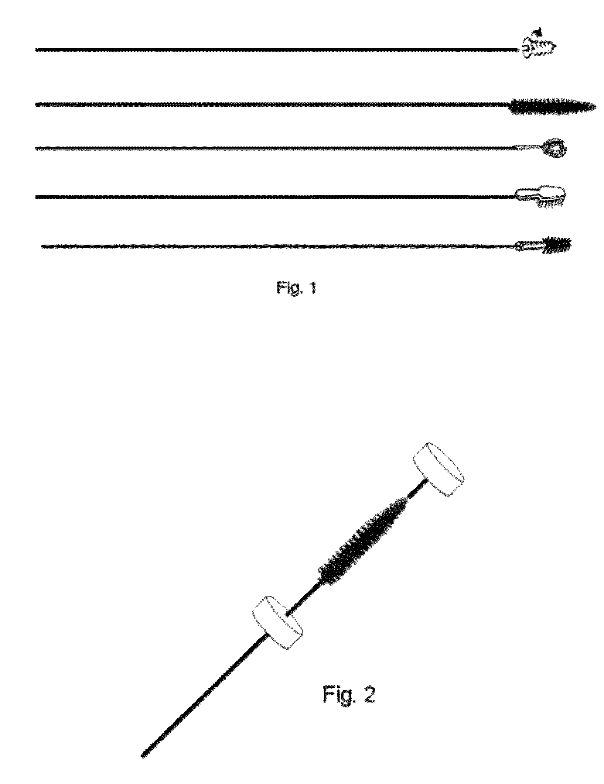 Simultaneous multiple method out-patient uterus biopsy device and method