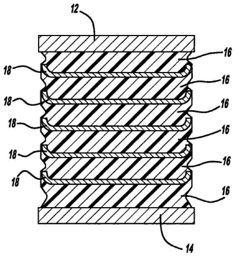 Segmented elastomeric vibration mount with edge control