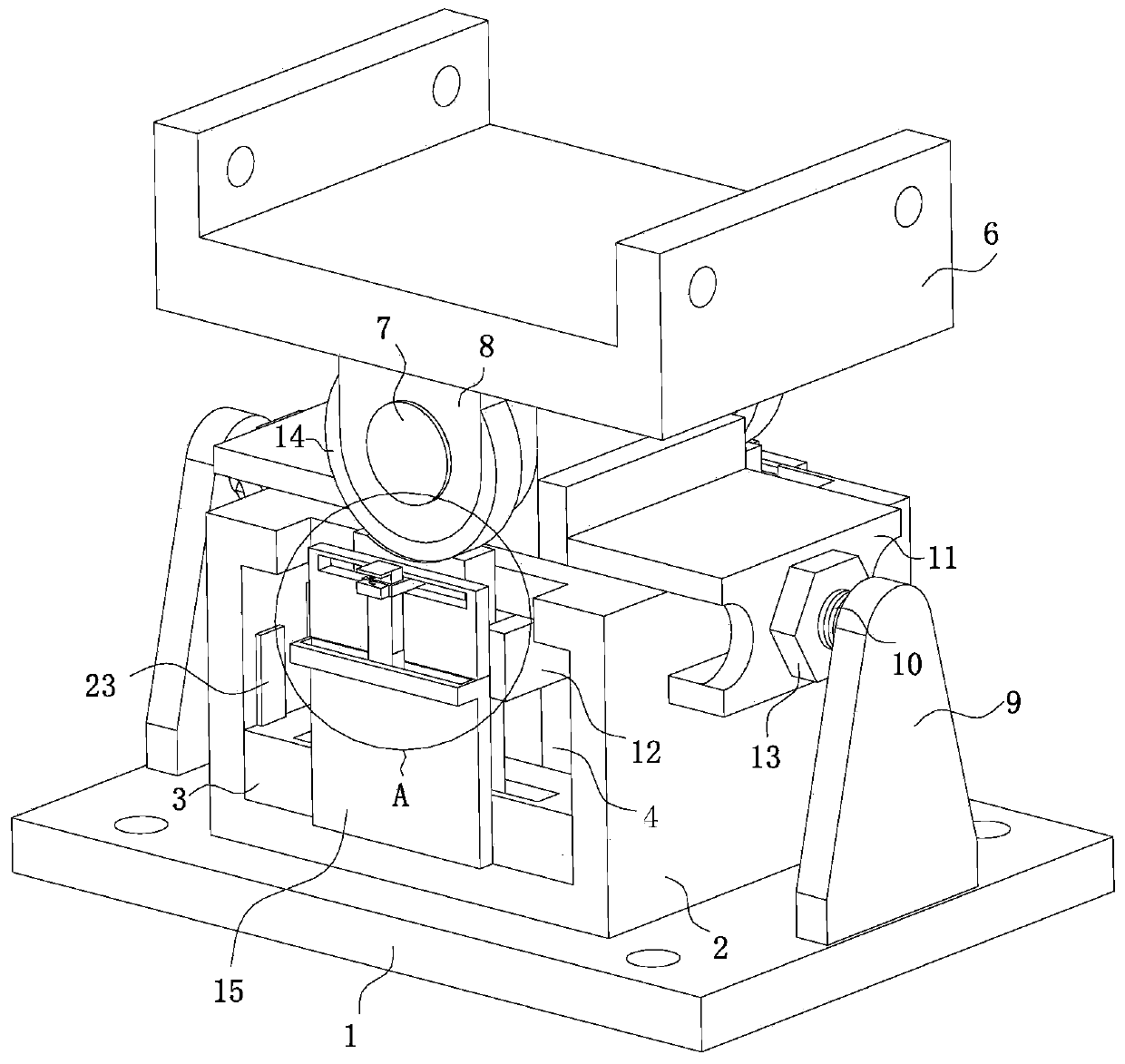 Universal connecting piece for fabricated building steel structure frame