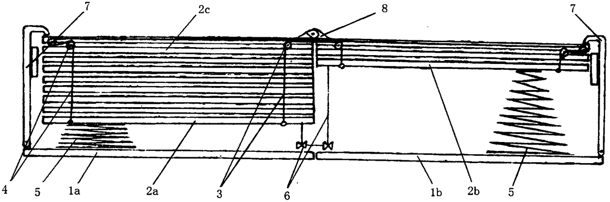 Foldable panel changing device