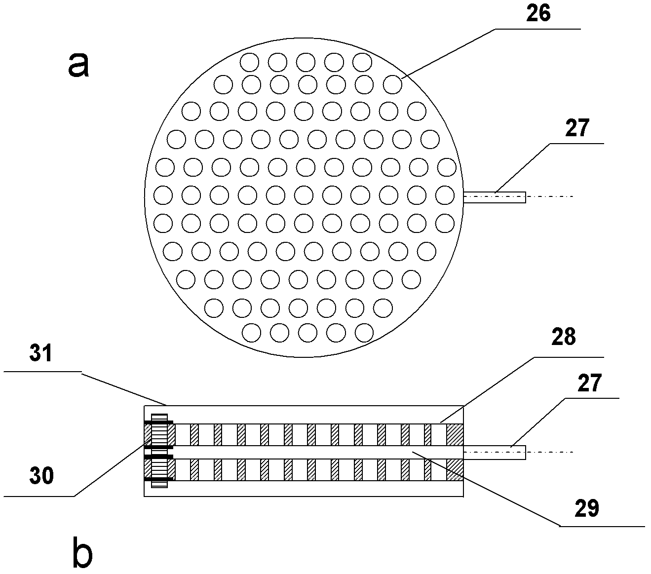 Large phase ratio liquid-liquid two-phase continuous extraction apparatus