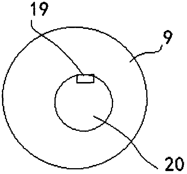 Powder slice pressing forming die capable of being disassembled conveniently