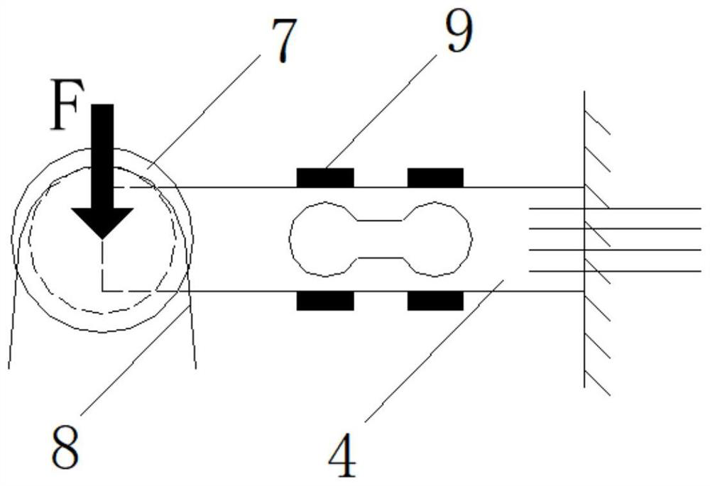 A wire electric discharge cutting electrode wire tension detection and LCD image display device