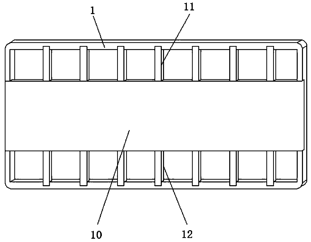 Skin wound suturing device