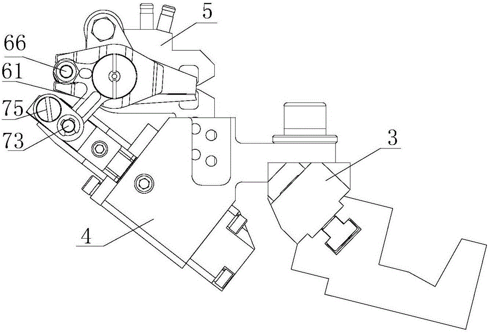 Slay direct connection type pneumatic trimming device