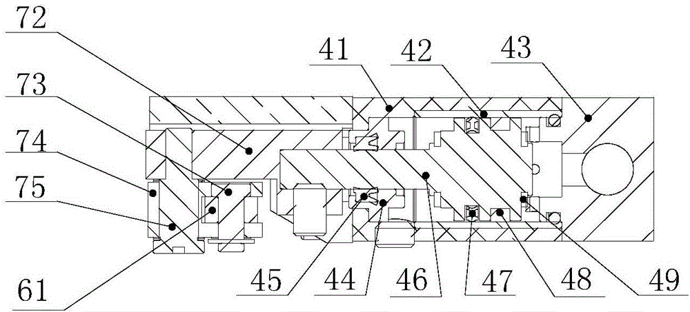 Slay direct connection type pneumatic trimming device