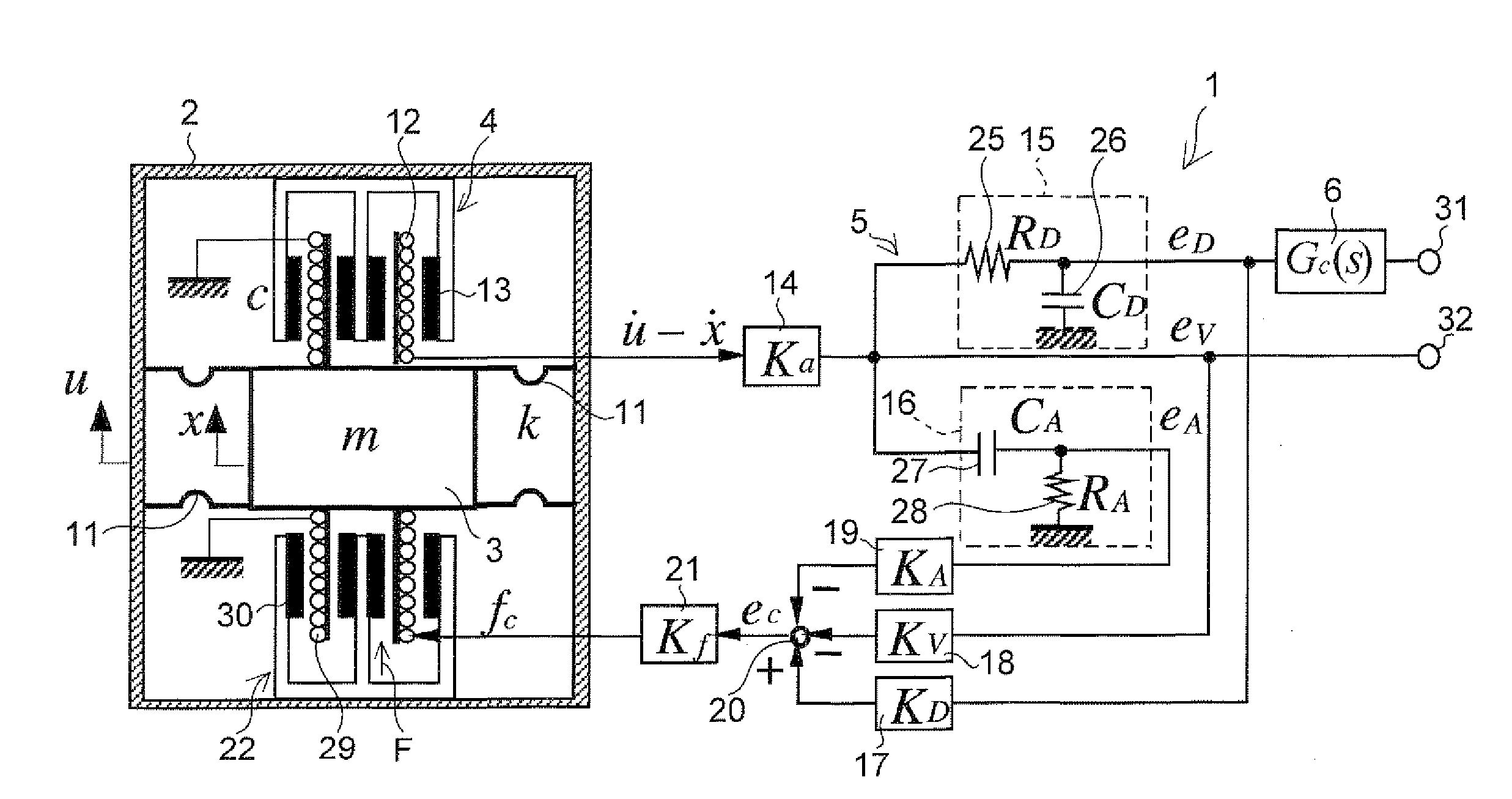 Absolute displacement detection method and absolute displacement sensor using the method