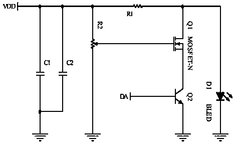 Voltage regulation driving circuit of light emitting diode