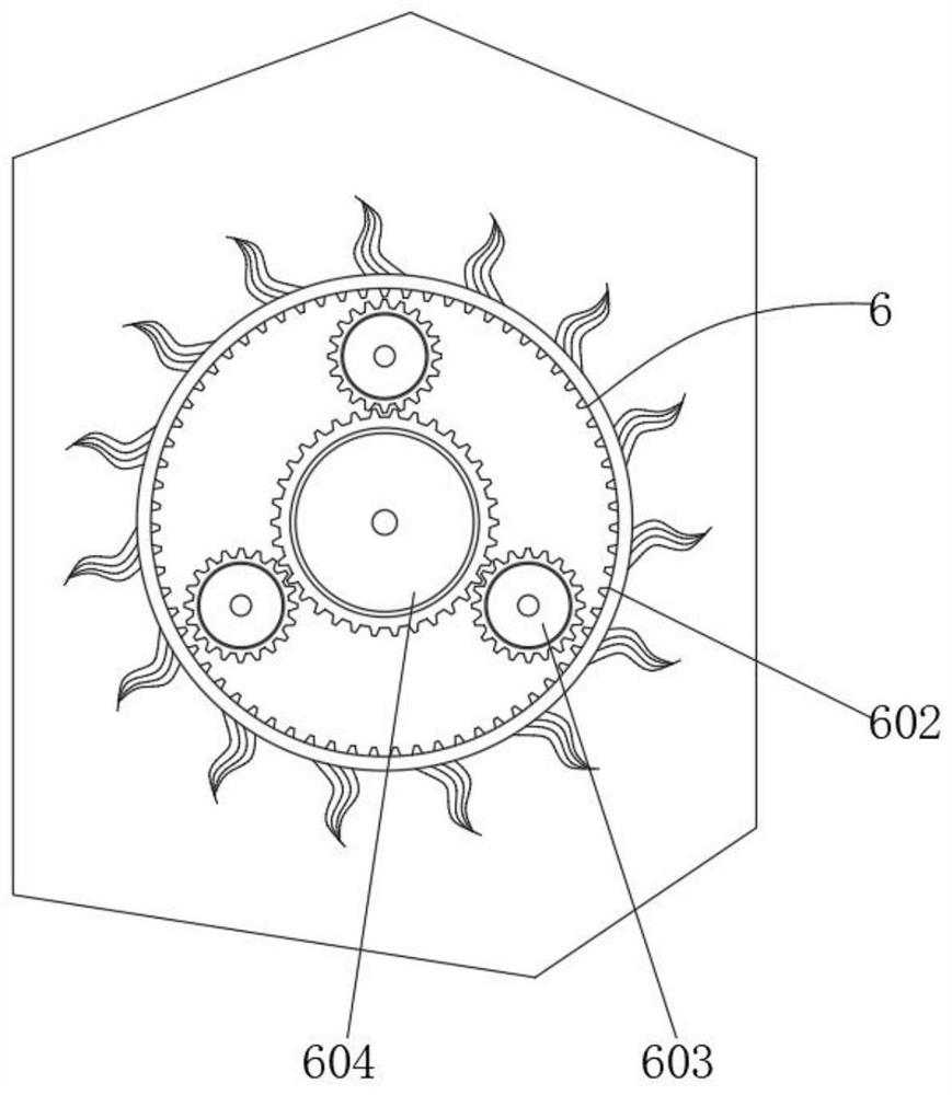 Cleaning device for aluminum pipe machining