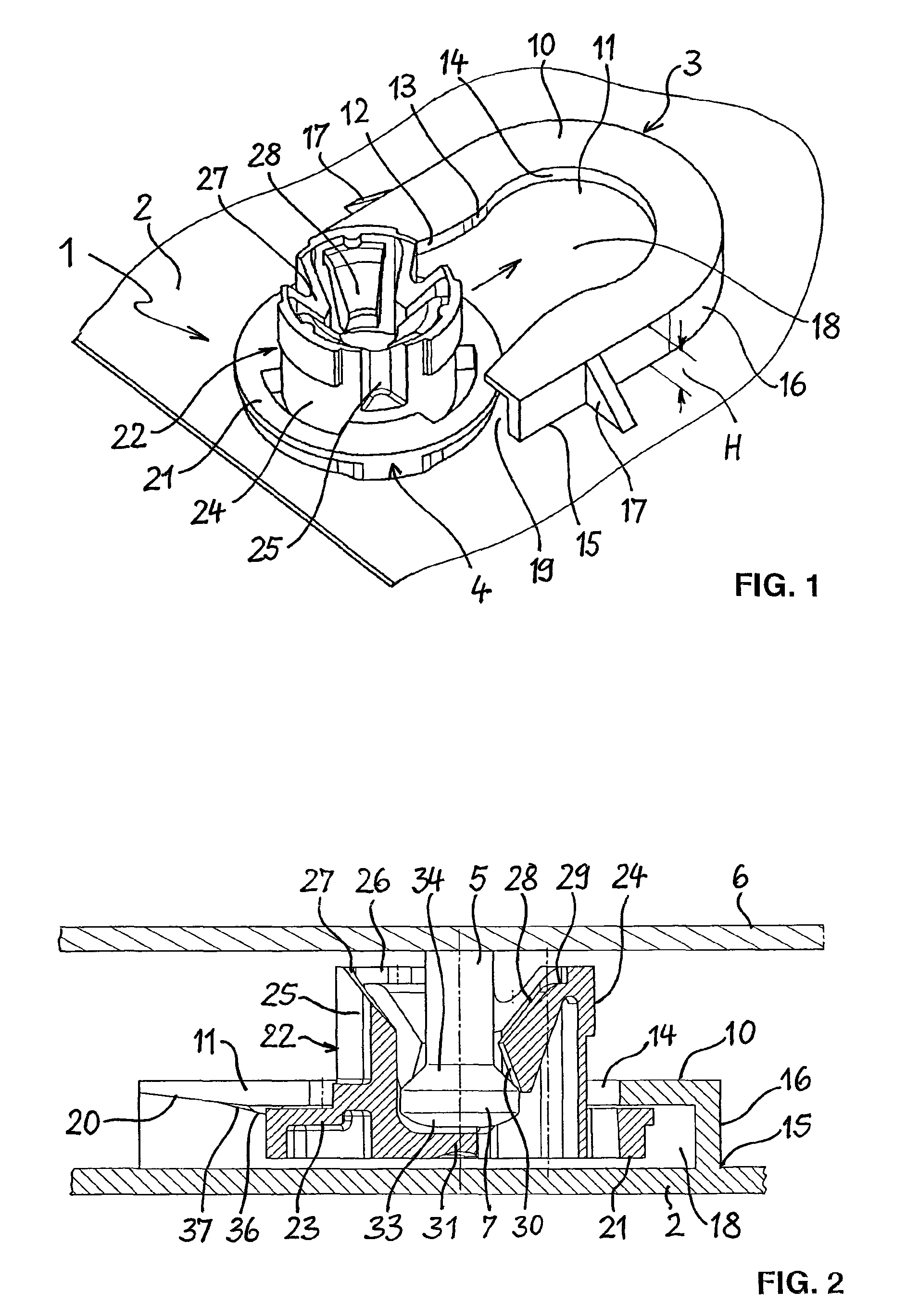 Fastening device