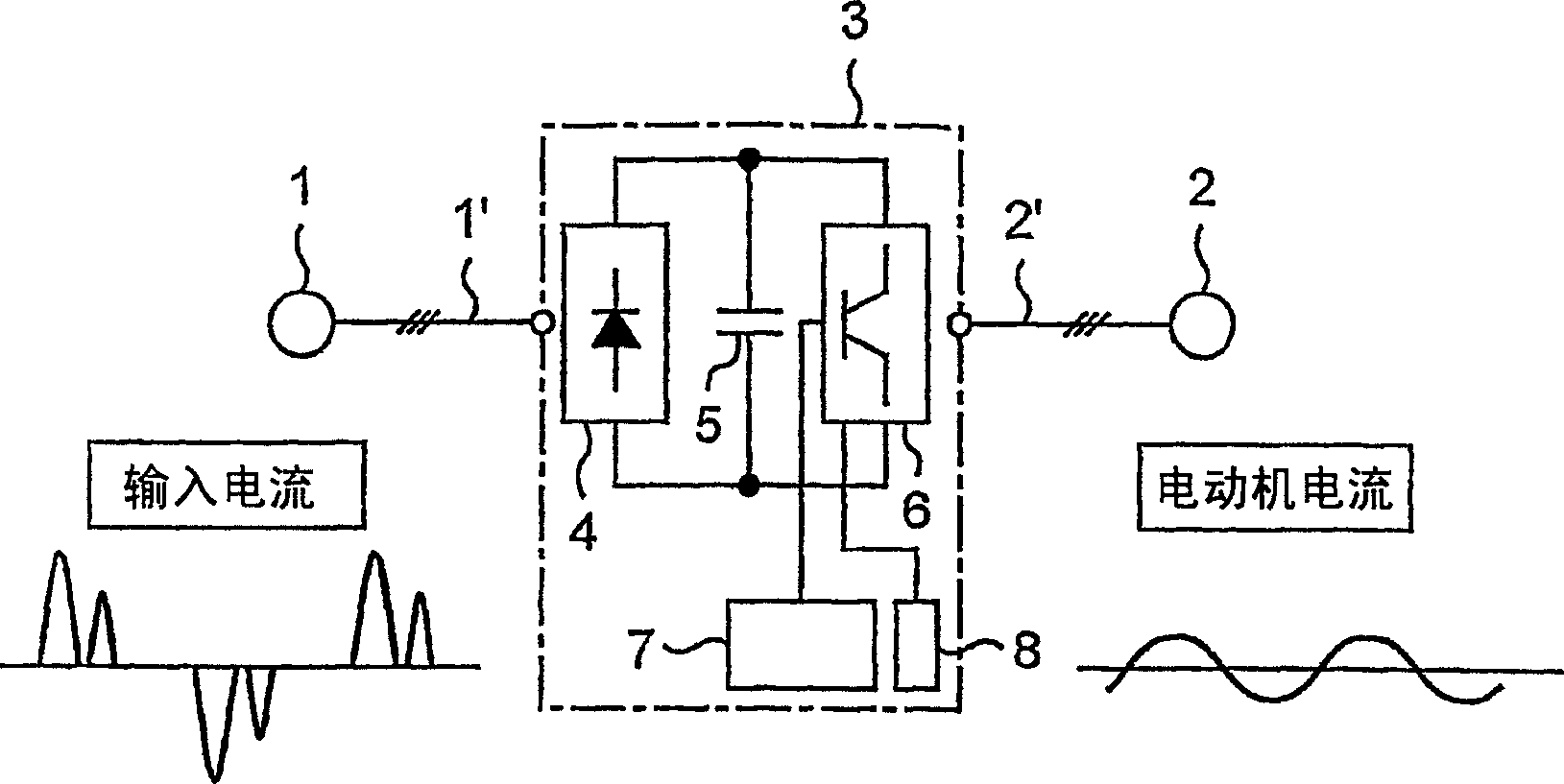 Harmonic diagnosing method for electric facility