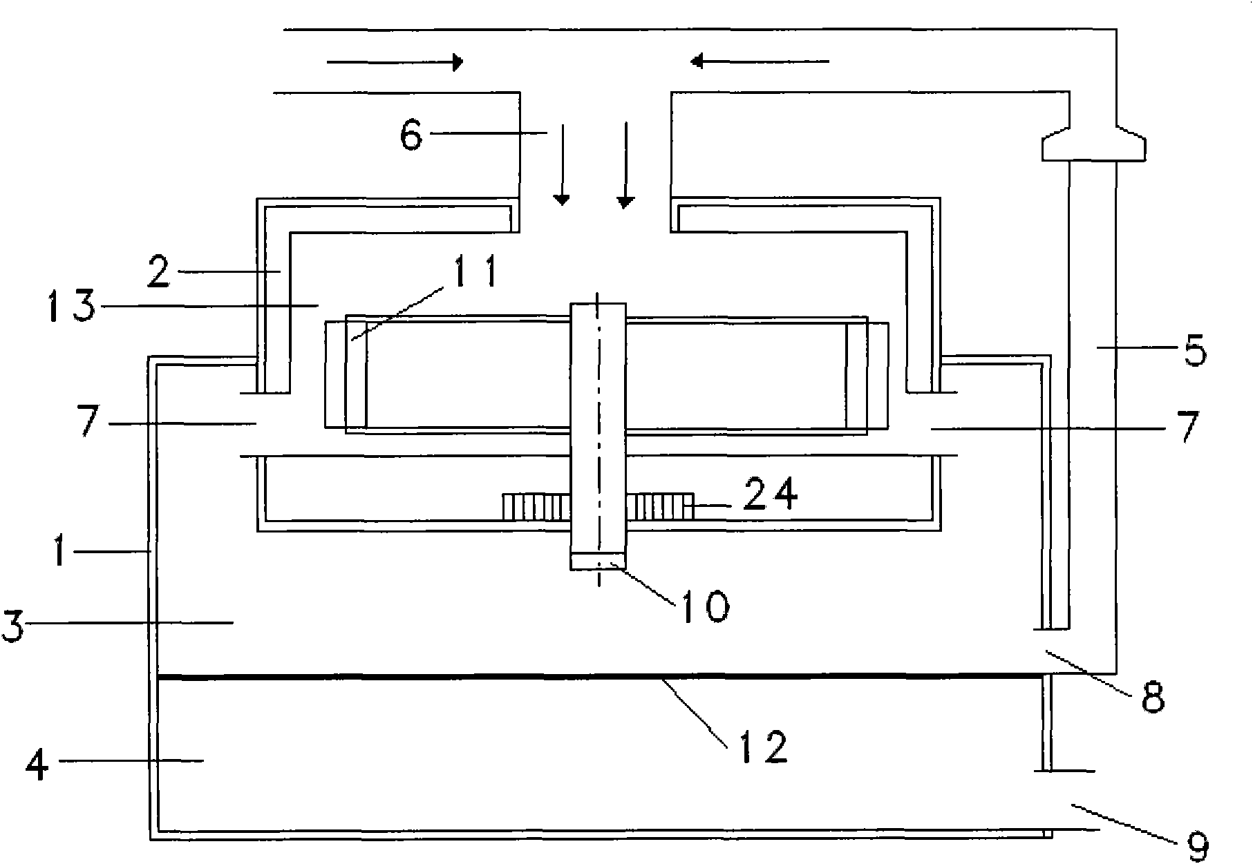 Grain crushing and screening device