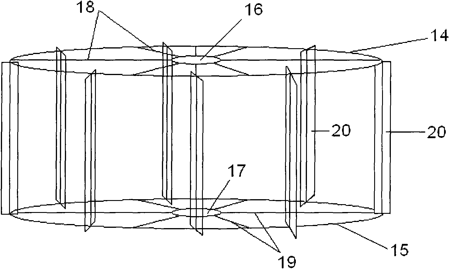 Grain crushing and screening device