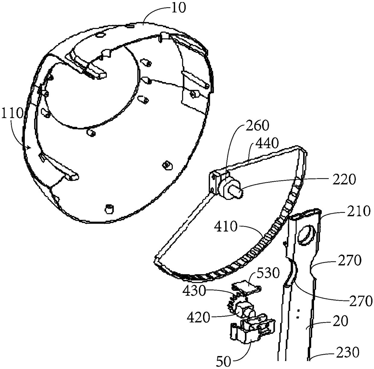 Projection robot