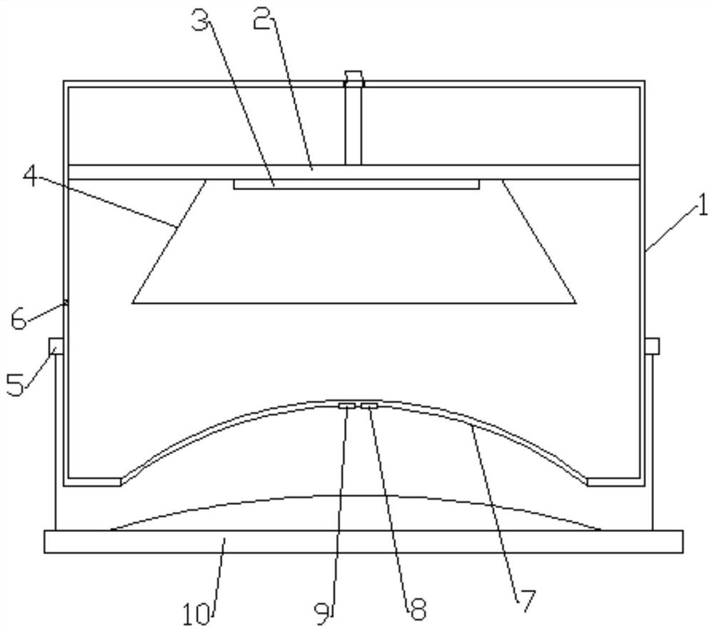 A box-type infrared escape-proof baking lamp