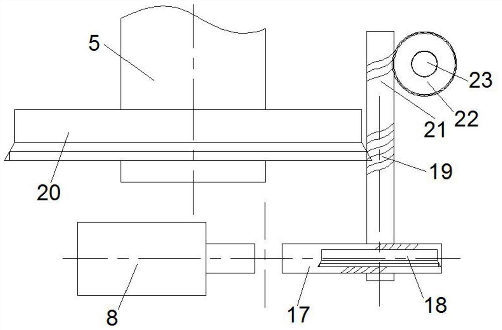 The automatic cover opening device installed on the insulation ladle for cast iron pouring