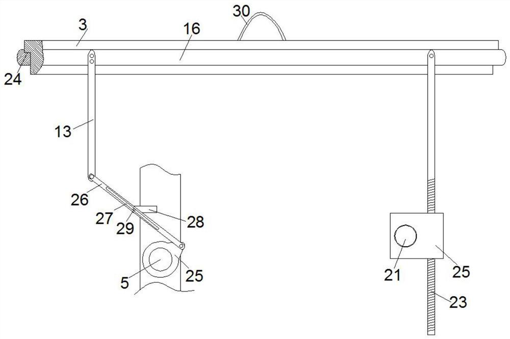 The automatic cover opening device installed on the insulation ladle for cast iron pouring