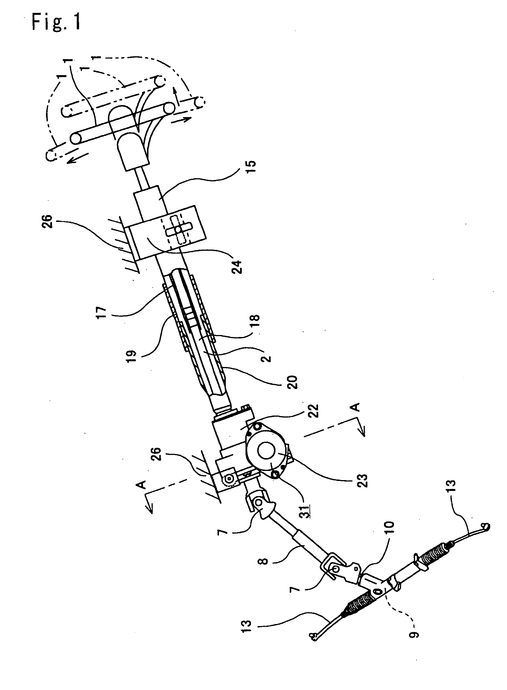 Worm reduction gear and electric power steering apparatus