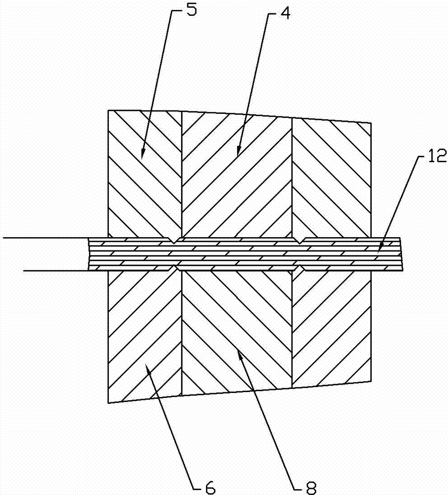 Two-way fine stamping die and two-way fine stamping part processing method