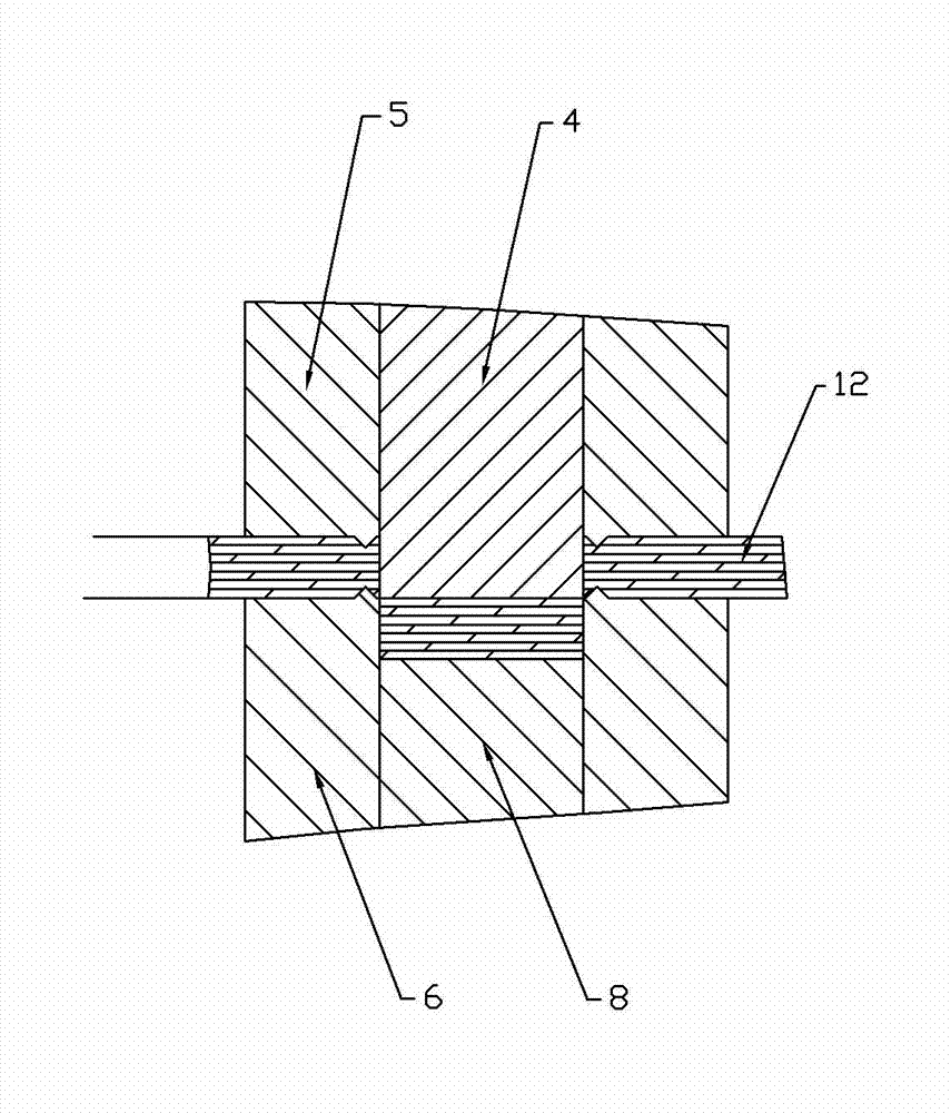 Two-way fine stamping die and two-way fine stamping part processing method