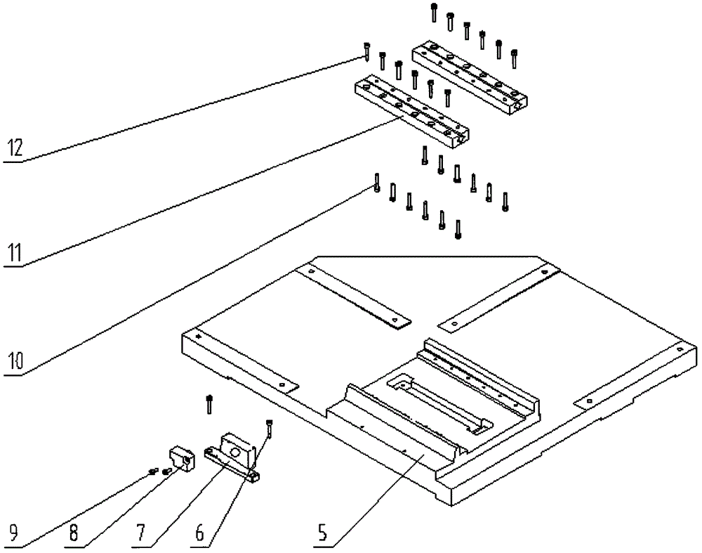 XY precision motion platform capable of suppressing vibration by utilizing piezoelectric ceramic