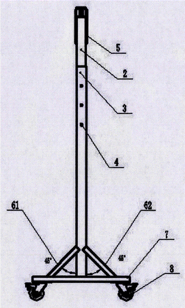 Portal frame special for device installation of urban rail traffic power supply system