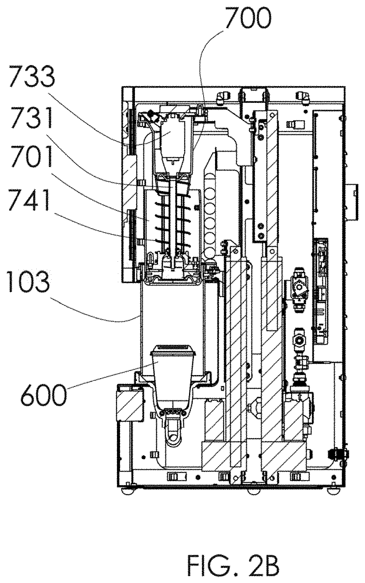 Self-cleaning automated blended drink machine