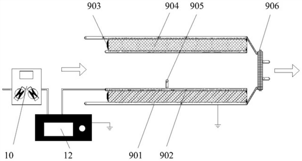 A variable voltage coagulation device for controlling the number of micro-nano particles