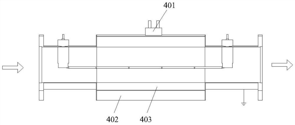 A variable voltage coagulation device for controlling the number of micro-nano particles