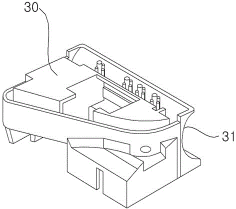 Vehicle parking brake switch assembly