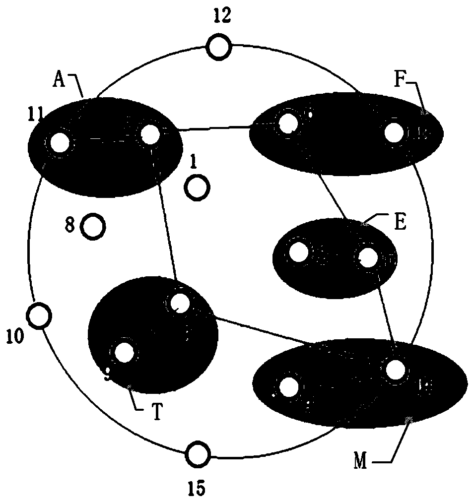 Heart sound connected network feature extraction method based on frequency correlation