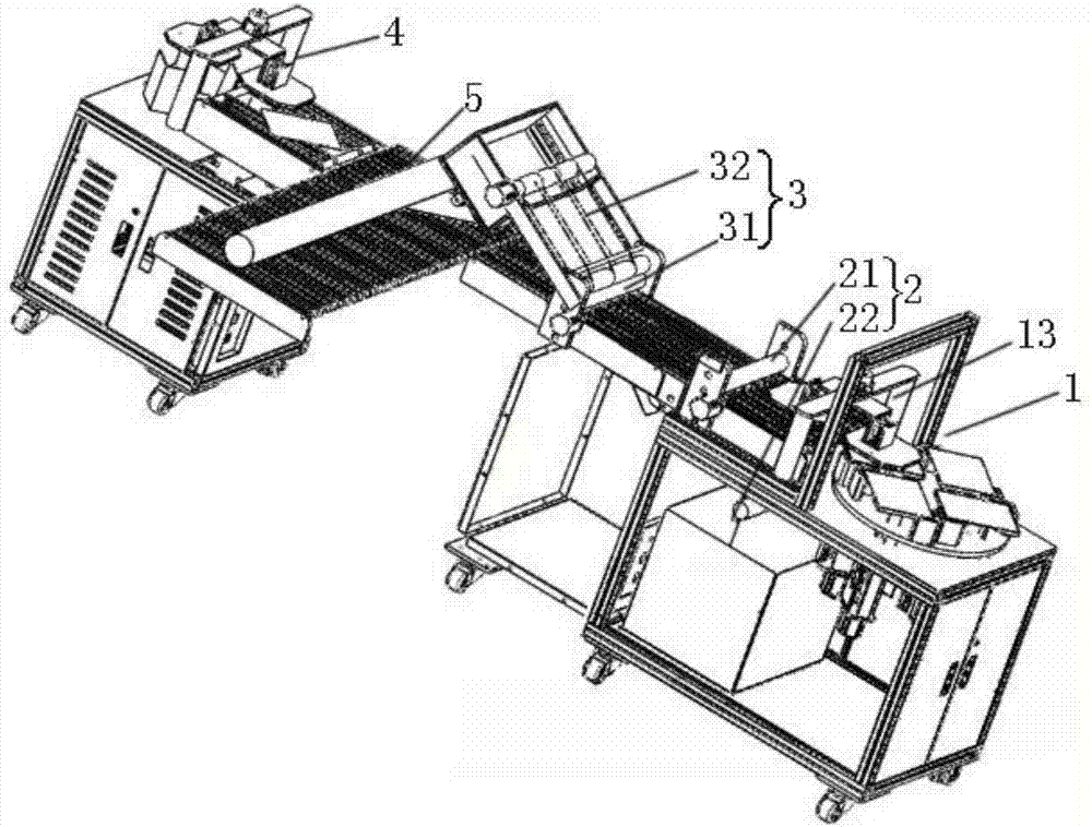 Film tearing equipment for sequentially tearing bottom films and top films of OLED materials