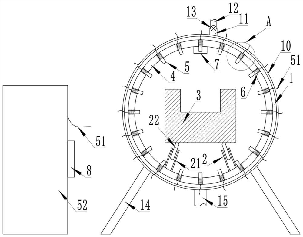 Spraying device for assembly type steel structure