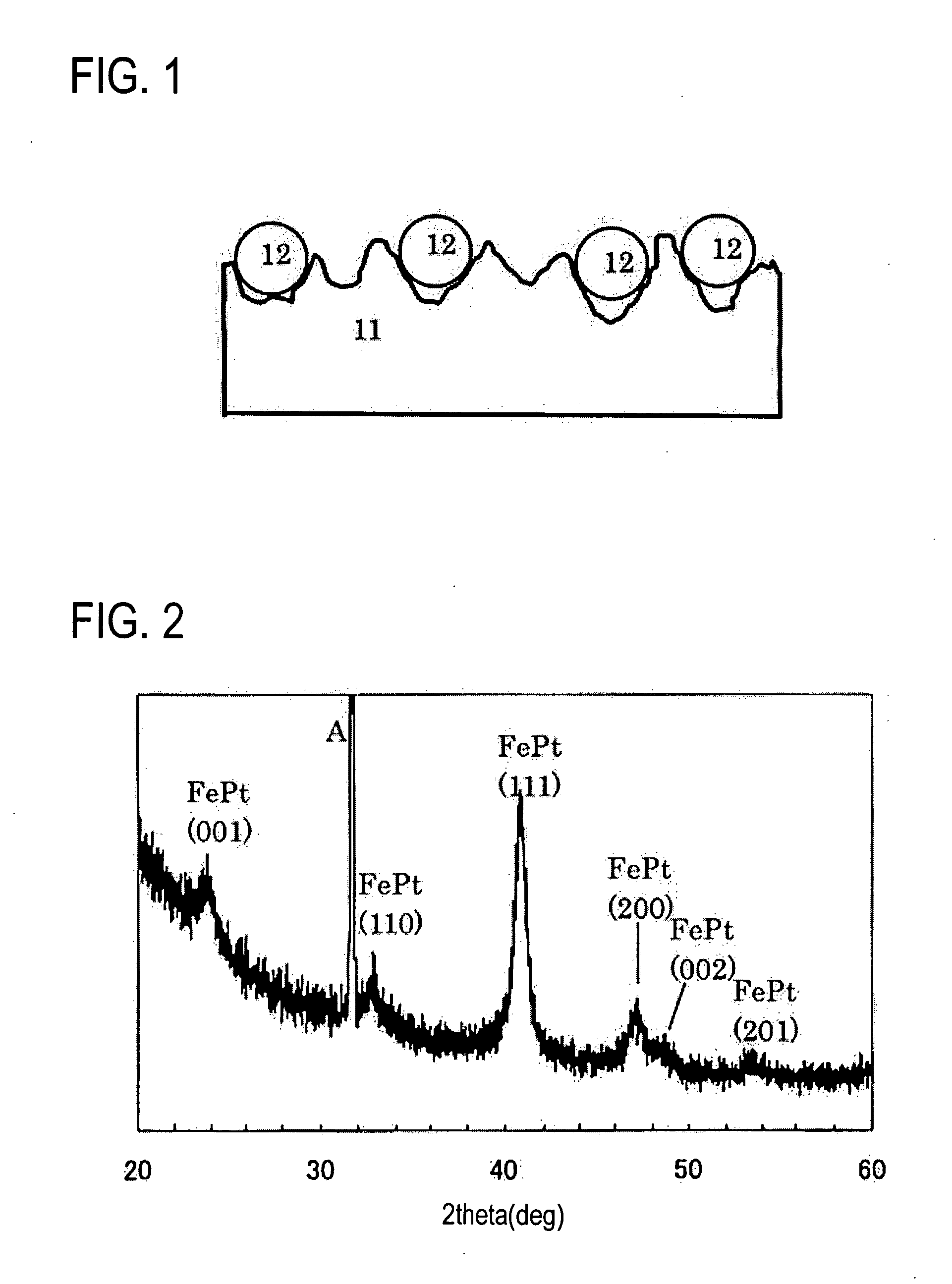 Hard-magnetic nanoparticles, manufacturing method therefor, magnetic fluid and magnetic recording medium