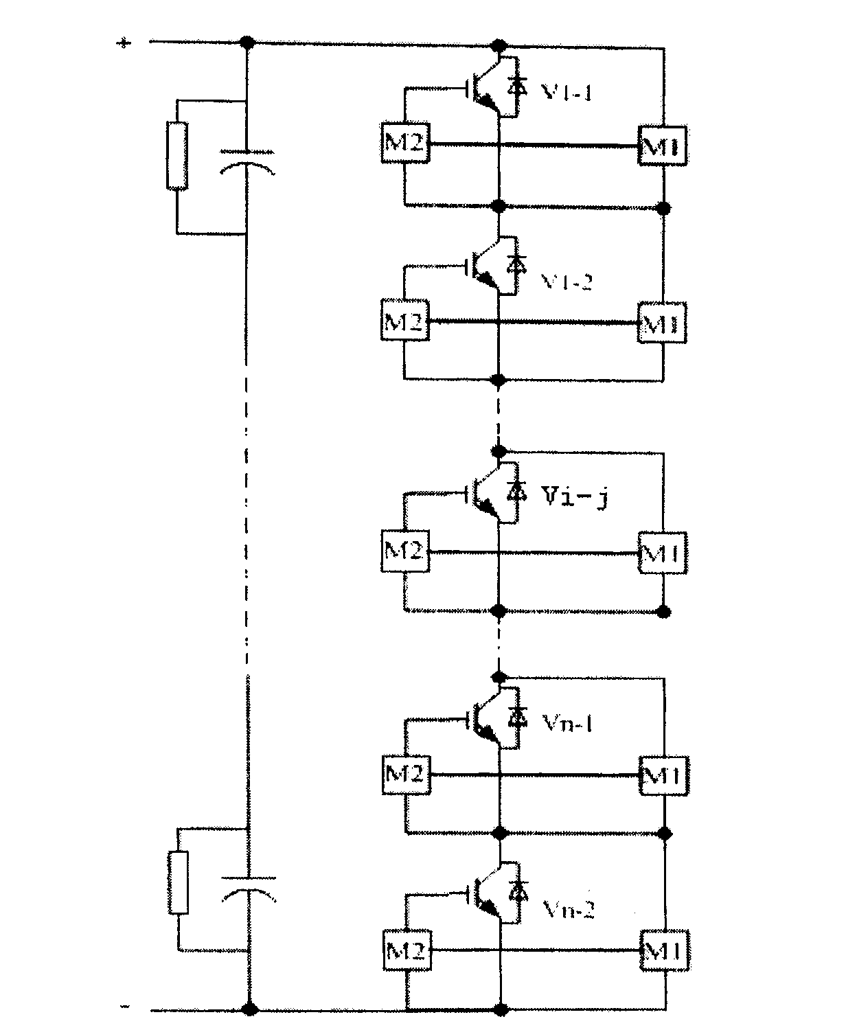 Cascade active voltage-stabilizing controller of power switch