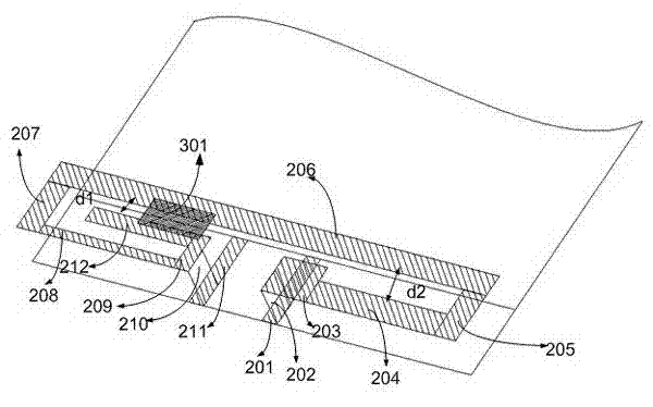 Wideband low-specific absorption rate (SAR) wireless terminal antenna system